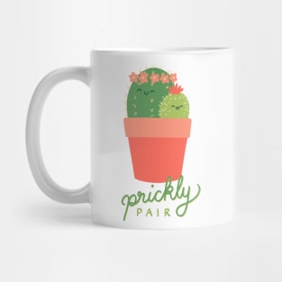 Prickly Pair Cactus Couple Mug